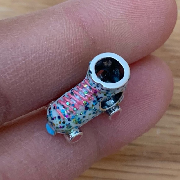NWOT Colorful Roller Skate Charm Sterling Silver 925 - Picture 6 of 9